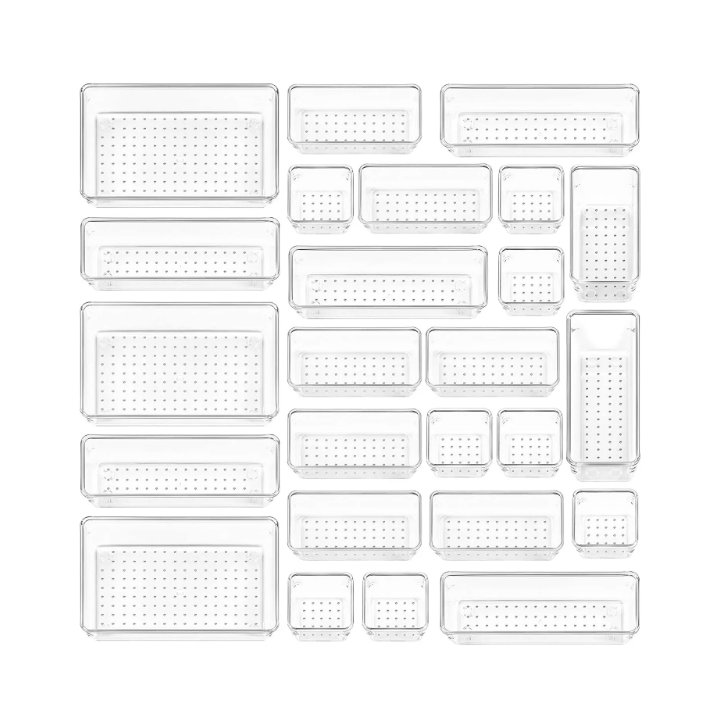 25-Piece Drawer Organizer Set