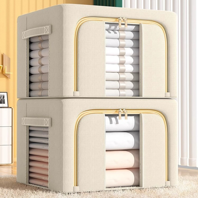 Fabric Storage Box with Viewing Window