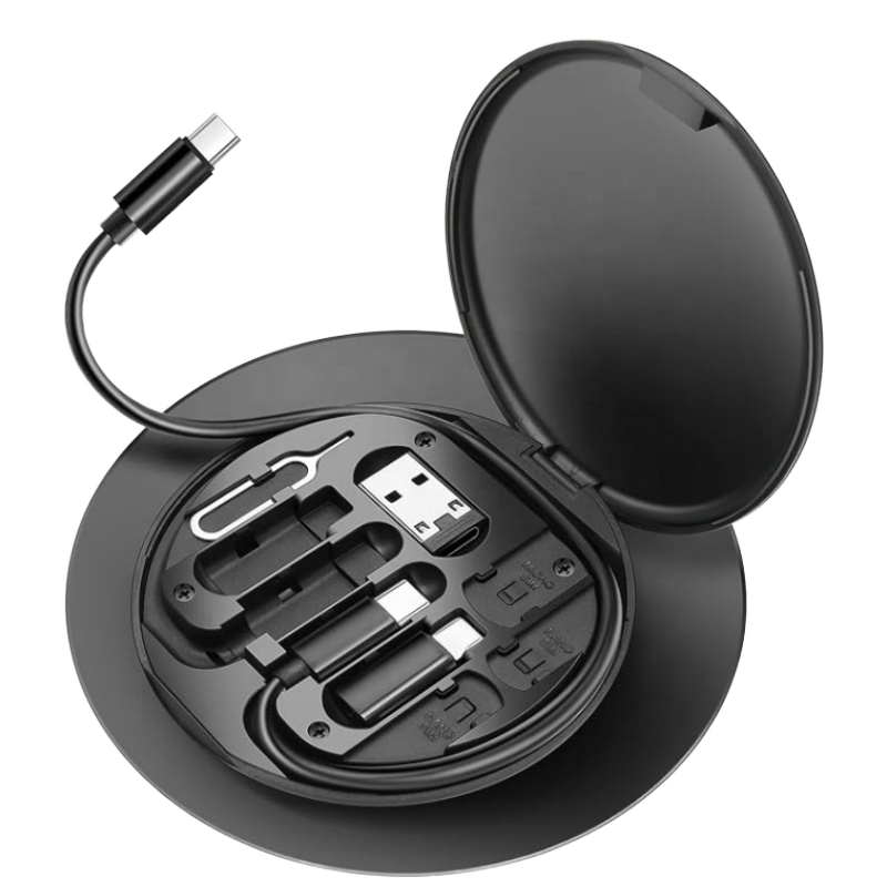 Six-in-One Travel Cable Adapter Kit